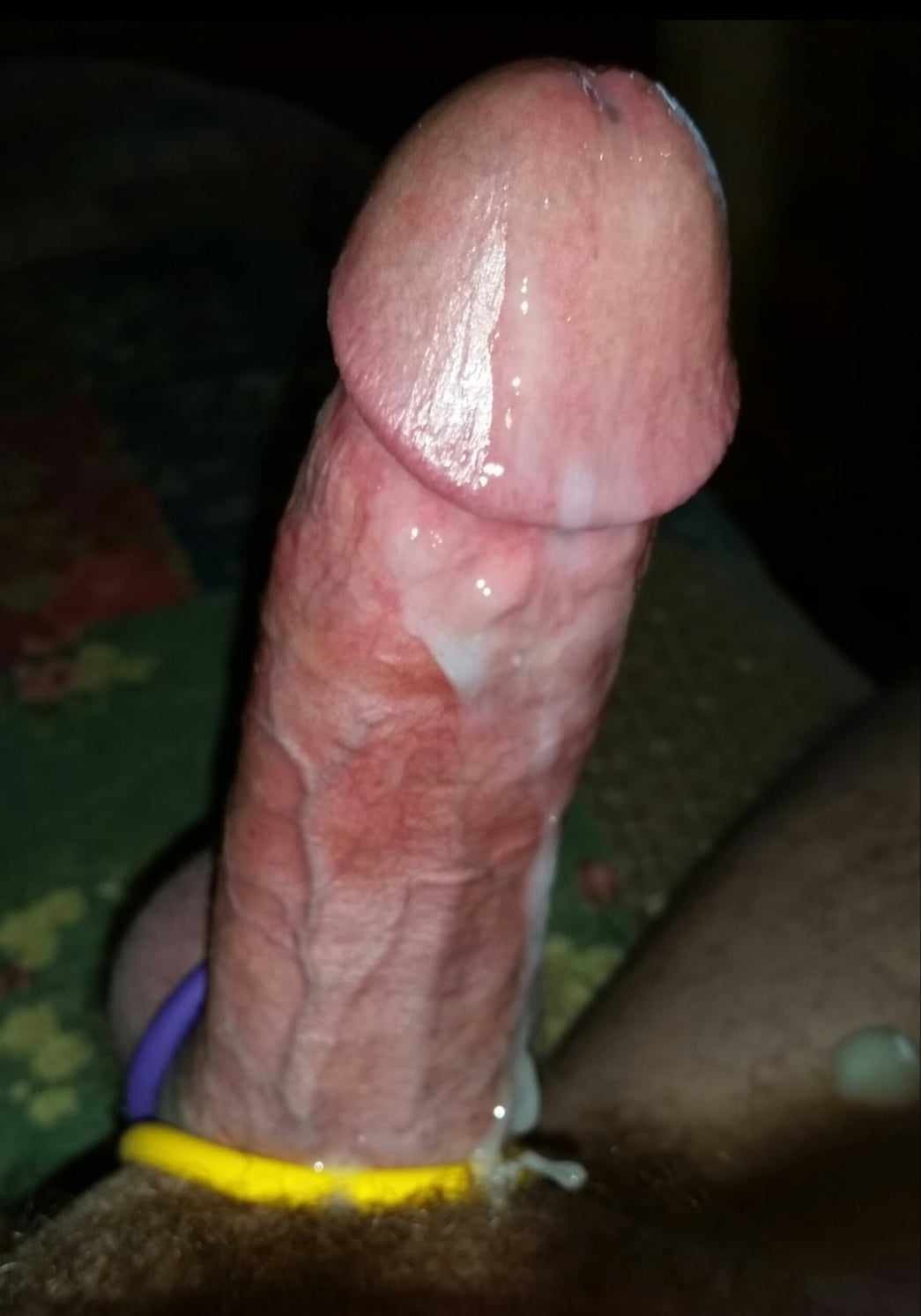 Album by T.Davis8 with the username @T.Davis8, who is a verified user,  February 19, 2024 at 4:49 AM. The post is about the topic Amateur Cocks and the text says 'Looking at porn on Sharesome tonight and my amature cock shot this huge wad of cum! 😈'