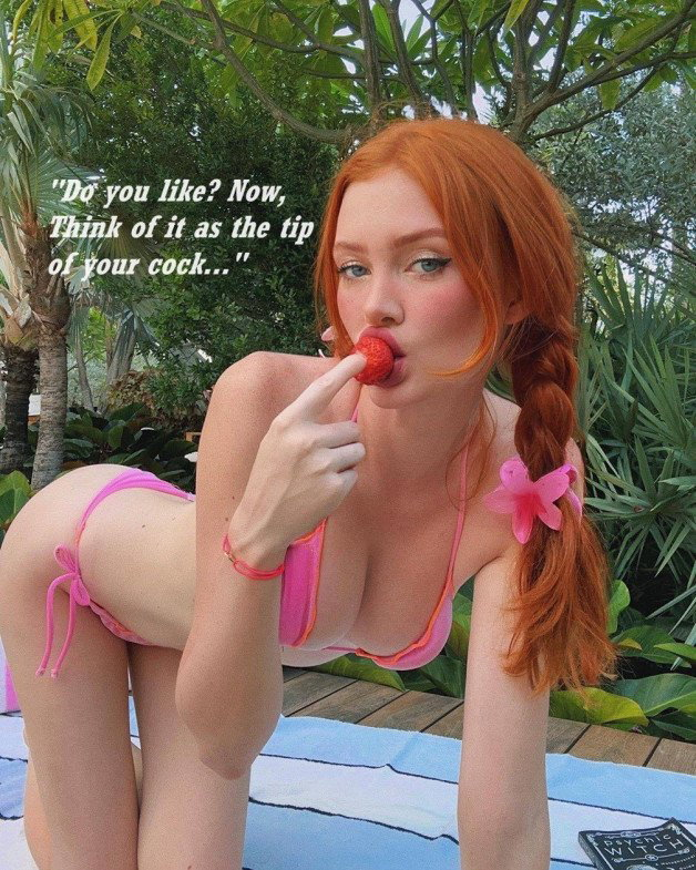 Photo by Lordofsin2 with the username @Lordofsin2, who is a verified user,  June 3, 2024 at 6:12 AM and the text says '#teen #sexy #redhead #slut #bikini'
