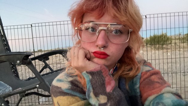 Photo by Abby with the username @redheadabby, who is a star user,  January 29, 2024 at 9:49 AM. The post is about the topic Glasses and the text says 'how do you like me with glasses?'