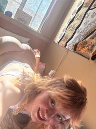 Photo by Abby with the username @redheadabby, who is a star user,  May 23, 2024 at 1:13 PM. The post is about the topic Ass and the text says 'My ass needs attention!!!!'