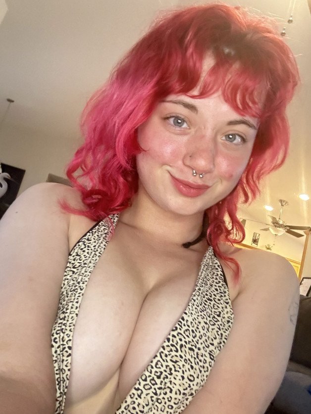 Photo by Abby with the username @redheadabby, who is a star user,  July 11, 2024 at 5:46 PM. The post is about the topic SFW Faces and the text says 'hey. abby, your favorite redhead here!'