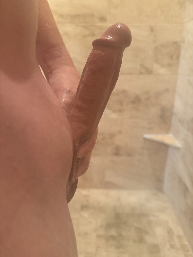 Photo by HubbyofSexywife1971 with the username @Luckyhubbyofsexywife, who is a verified user,  May 31, 2024 at 10:23 PM and the text says 'I would be crazy not to join @Sexywife1971 in the shower fun!'