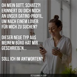 Shared Photo by FetischNr24 - Mrs Emily with the username @FetischNr24, who is a brand user,  May 21, 2024 at 12:35 PM. The post is about the topic German Cuckold Captions