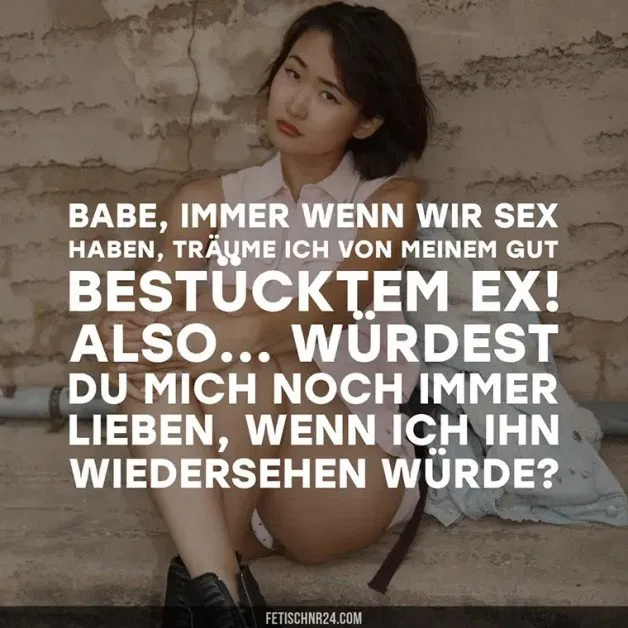 Photo by FetischNr24 - Mrs Emily with the username @FetischNr24, who is a brand user,  July 2, 2024 at 2:00 PM. The post is about the topic Cuckold Captions and the text says 'Eine folgenreiche Frage...

#cuckold #caption #german #deutsch'