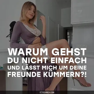 Photo by FetischNr24 - Mrs Emily with the username @FetischNr24, who is a brand user,  September 15, 2024 at 9:10 AM. The post is about the topic Cuckold Captions and the text says 'Genau... warum lässt du deine Frau nicht ein wenig mit deinen Freunden allein... was soll schon passieren?

#german #cuckold #caption'