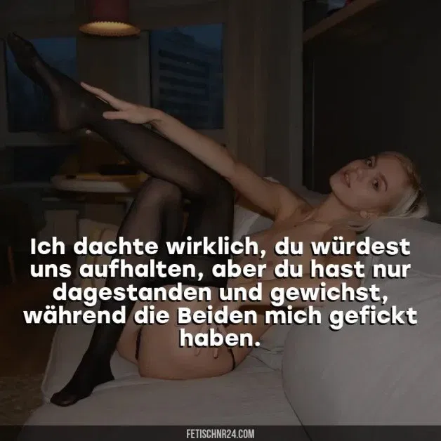 Photo by FetischNr24 - Mrs Emily with the username @FetischNr24, who is a brand user,  July 13, 2024 at 2:35 PM. The post is about the topic Cuckold Captions and the text says 'Warum aufhalten, wenn zusehen mehr Spaß macht...

#cuckold #caption #german #deutsch'