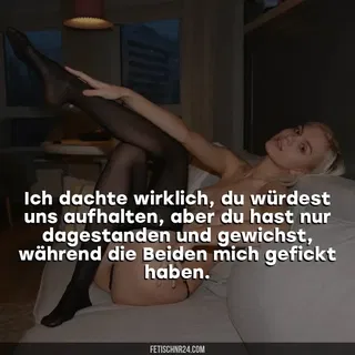 Photo by FetischNr24 - Mrs Emily with the username @FetischNr24, who is a brand user,  July 13, 2024 at 2:35 PM. The post is about the topic Cuckold Captions and the text says 'Warum aufhalten, wenn zusehen mehr Spaß macht...

#cuckold #caption #german #deutsch'