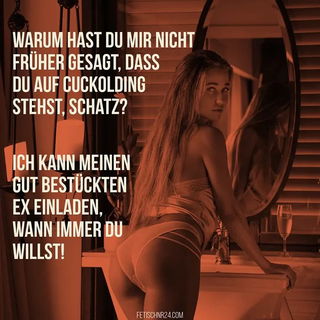 Photo by FetischNr24 - Mrs Emily with the username @FetischNr24, who is a brand user,  February 18, 2024 at 3:55 PM. The post is about the topic German Cuckold Captions and the text says 'Ein Angebot nur für dich. #caption #cuckold #deutsch #german'