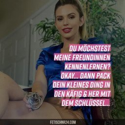 Photo by FetischNr24 - Mrs Emily with the username @FetischNr24, who is a brand user,  April 26, 2024 at 9:05 PM. The post is about the topic Cuckold Captions and the text says 'Es ist ja nicht so, dass du wirklich eine Wahl hättest.

#cukold #caption #german #deutsch'