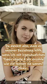 Shared Photo by FetischNr24 - Mrs Emily with the username @FetischNr24, who is a brand user,  July 15, 2024 at 7:11 AM. The post is about the topic German Cuckold Captions