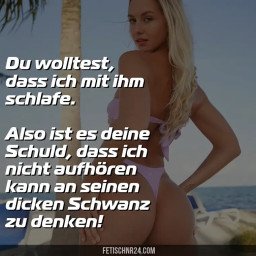 Shared Photo by FetischNr24 - Mrs Emily with the username @FetischNr24, who is a brand user,  April 28, 2024 at 8:55 PM. The post is about the topic German Cuckold Captions