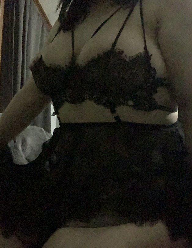 Photo by DaddysBigBootySlut with the username @DaddysBigBootySlut, who is a verified user,  February 21, 2024 at 8:07 AM. The post is about the topic Sexy Lingerie and the text says 'Am I good enough to cheat with? 😘'