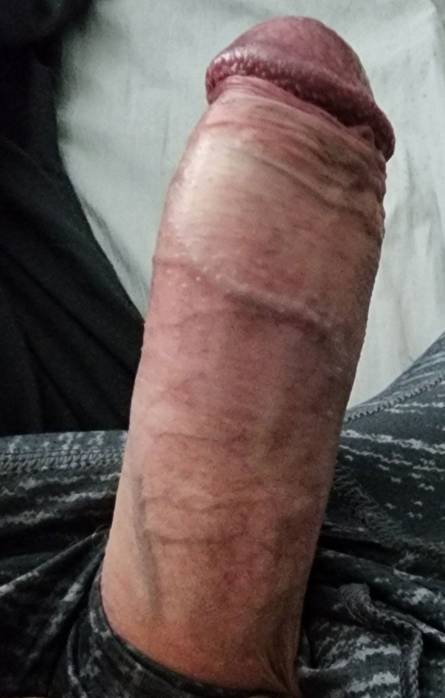 Photo by HornyAF69 with the username @HornyAF69,  August 27, 2024 at 12:04 PM and the text says 'Hard AF.. tell me what you think 😈'