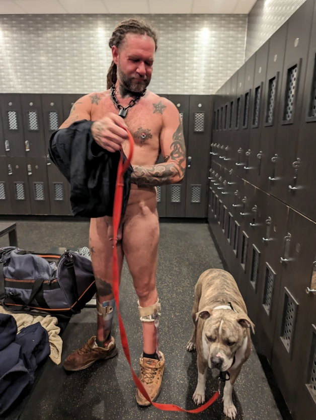 Photo by TySterkx with the username @TySterkx, who is a star user,  March 29, 2024 at 2:50 AM. The post is about the topic Tumblr Dads and the text says 'Amstaff daddy ❤️🐶'