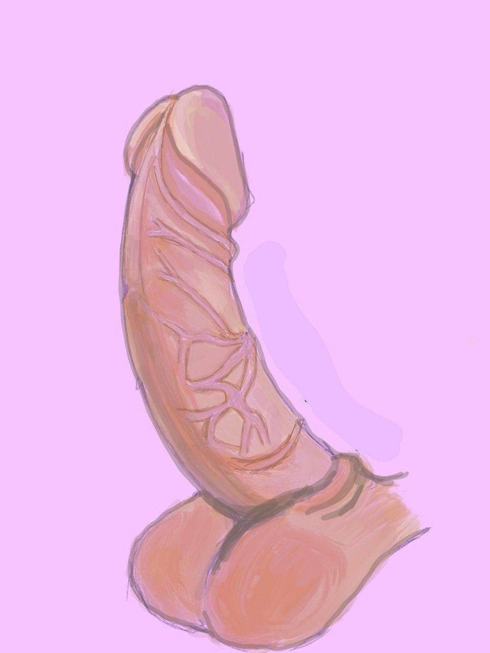 Photo by DudeInTexas2 with the username @DudeInTexas2, who is a verified user,  May 13, 2024 at 5:30 PM. The post is about the topic Rate my pussy or dick and the text says 'One of my followers drew my dick. I think she did a great job, what do yall think?'