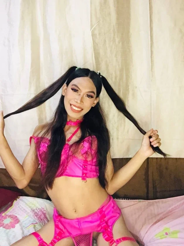 Photo by SissySara69 with the username @SissySara69, who is a verified user,  March 31, 2024 at 8:20 AM. The post is about the topic Filipino Ladyboys and the text says 'do i look innocent?'