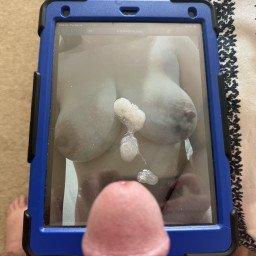 Photo by Dickjacker with the username @Dickjacker, who is a verified user,  March 14, 2024 at 1:53 PM. The post is about the topic Cum tribute me and the text says '@Juicycouple6969 all over your mommy milkers!'
