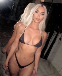 Photo by babecrave with the username @babecrave, who is a verified user,  May 16, 2024 at 8:50 AM. The post is about the topic Kim Kardashian and the text says '#KimKardashian looking so hot in a #bikini
🥵🥵🥵🥵🥵
#models #celebs #babes #tits #celebrity #bikinis'
