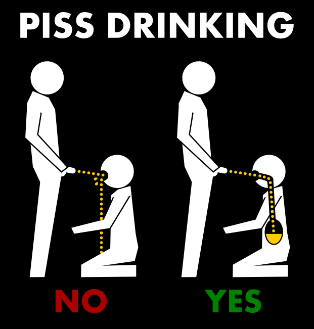 Photo by Nutterbutter with the username @NuttsNButts,  November 26, 2011 at 3:18 PM and the text says 'homosigns:

Piss Drinking'