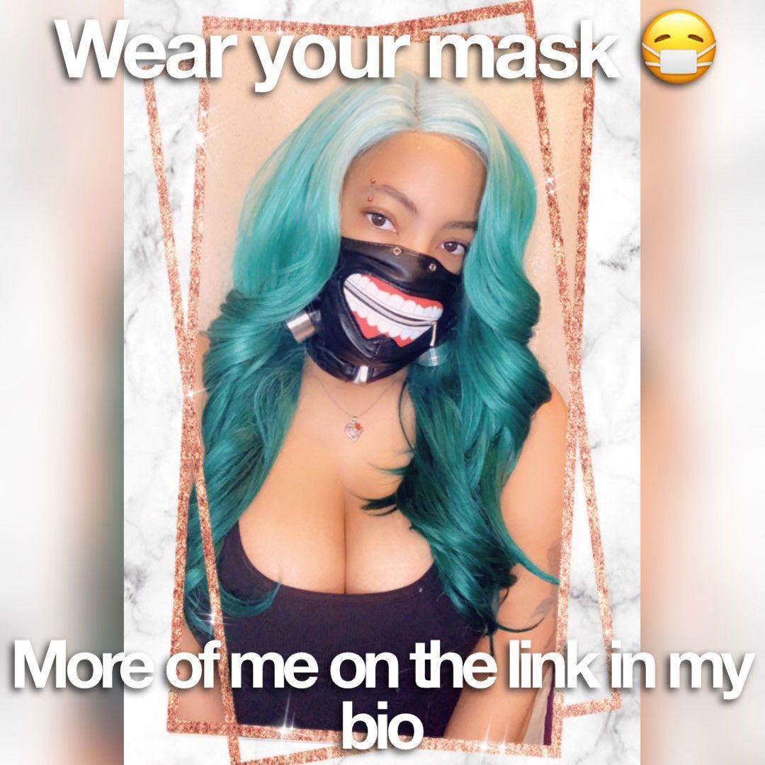 Photo by IG@36dddss with the username @averyhornyvirgo, who is a star user,  August 3, 2020 at 12:54 AM. The post is about the topic Cosplay Cuties and the text says '🆓 onlyfans.com/crazyvirgo88FREE 🆓 

#facemask #facemaskselfie #covidfashion #tokyoghoul #onlyfansgirl #onlyfansbabe #onlyfansgirl #onlyfanz #onlyfanspages #36ddds #36tripled #36tripleds #fansonly #nerdygirl #gamergirl #otakugirl #bigboobedandtatted..'