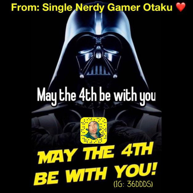 Photo by @36ddds with the username @averyhornyvirgo, who is a star user,  May 4, 2021 at 7:59 AM and the text says '🆓 http://onlyfans.com/FREEcrazyvirgo88 

#maythe4thbewithyou #starwarsday #starwars #nerdygirl #nerdygirls #sith #darth #sithlord #thedarkside #darkside #theempire #fortheempire #darthvader'