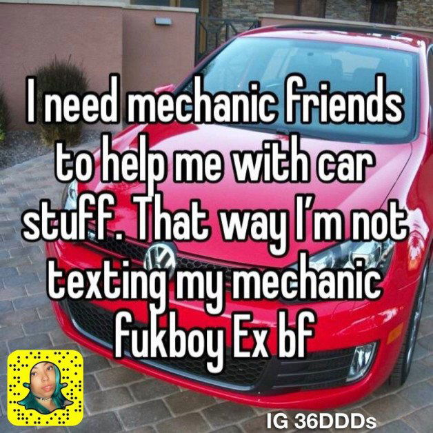 Photo by @36ddds with the username @averyhornyvirgo, who is a star user,  March 21, 2021 at 6:14 AM. The post is about the topic Car Sex and the text says 'I need mechanic friends to help me with car stuff. That way I’m not texting my mechanic fukboy Ex bf

Single btw ❤️

#cars #mechanic #automechanic #carmechanic #carguy #carguys #gearhead #gearheads #cargirl #cargirls #carfem #ladydriven #askamechanic..'