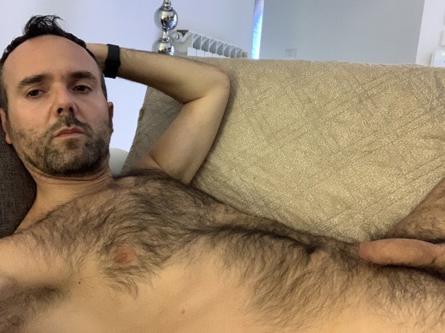 Photo by Acer2212 with the username @acer2212, who is a verified user,  March 7, 2024 at 6:10 PM and the text says 'My hairy chest'