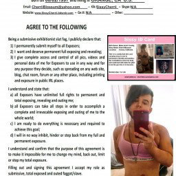Shared Photo by SissyCherrii with the username @SissyCherrii, who is a verified user,  May 5, 2024 at 1:26 PM. The post is about the topic Sissy_Faggot and the text says 'Sissy signed away on her total public sissy exposure & humiliation...so save, post, & share to your pervy heart’s content!!! Can’t wait for when she’s sissy famous! 😈

#Sissy #Chastity #Exposed #Exposure #Expose #Humiliation #Public #BNWO #WebSlut #Best..'