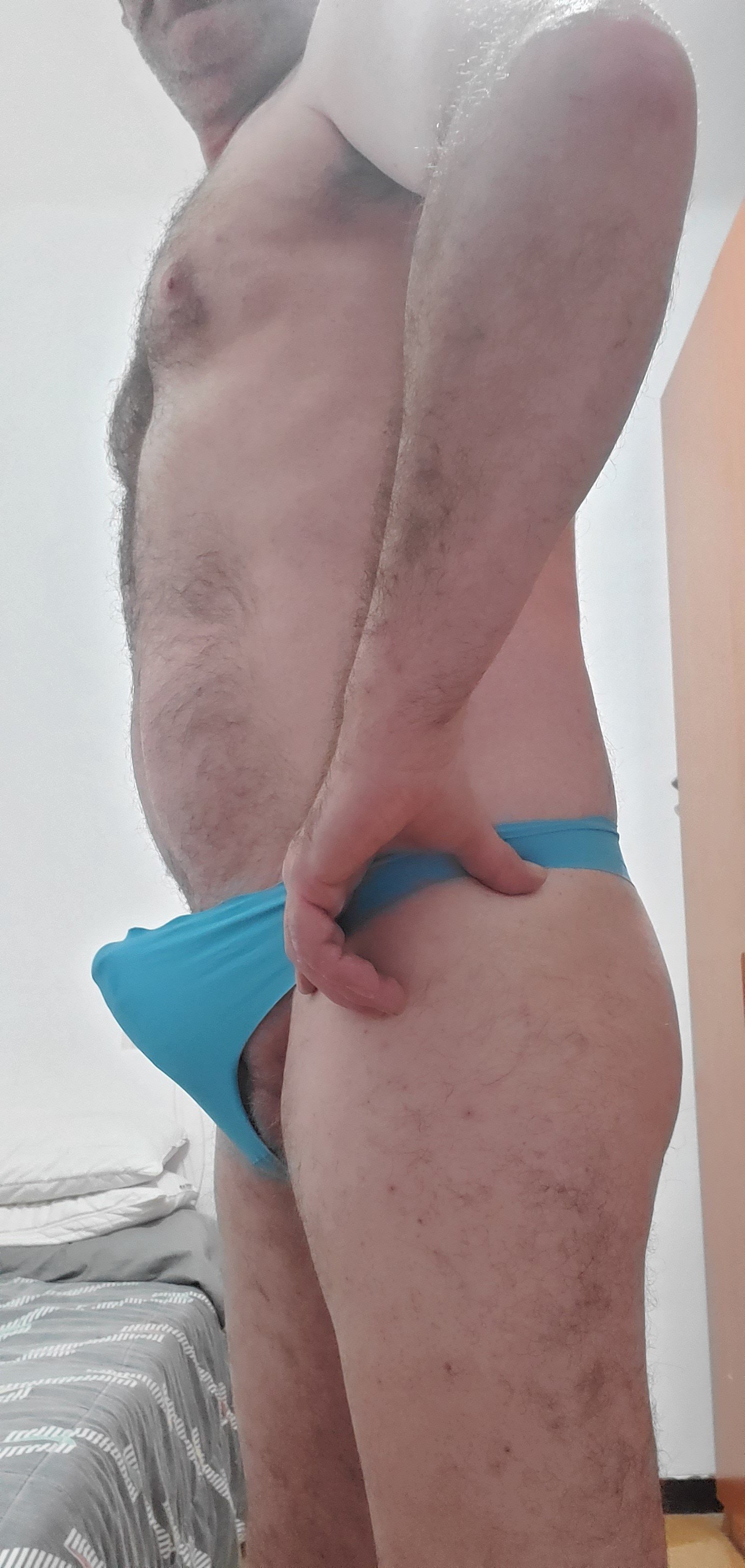 Photo by Herrero123 with the username @Herrero123, who is a verified user,  May 4, 2024 at 7:44 PM. The post is about the topic Panties  for all genders and the text says '#meninpanties'