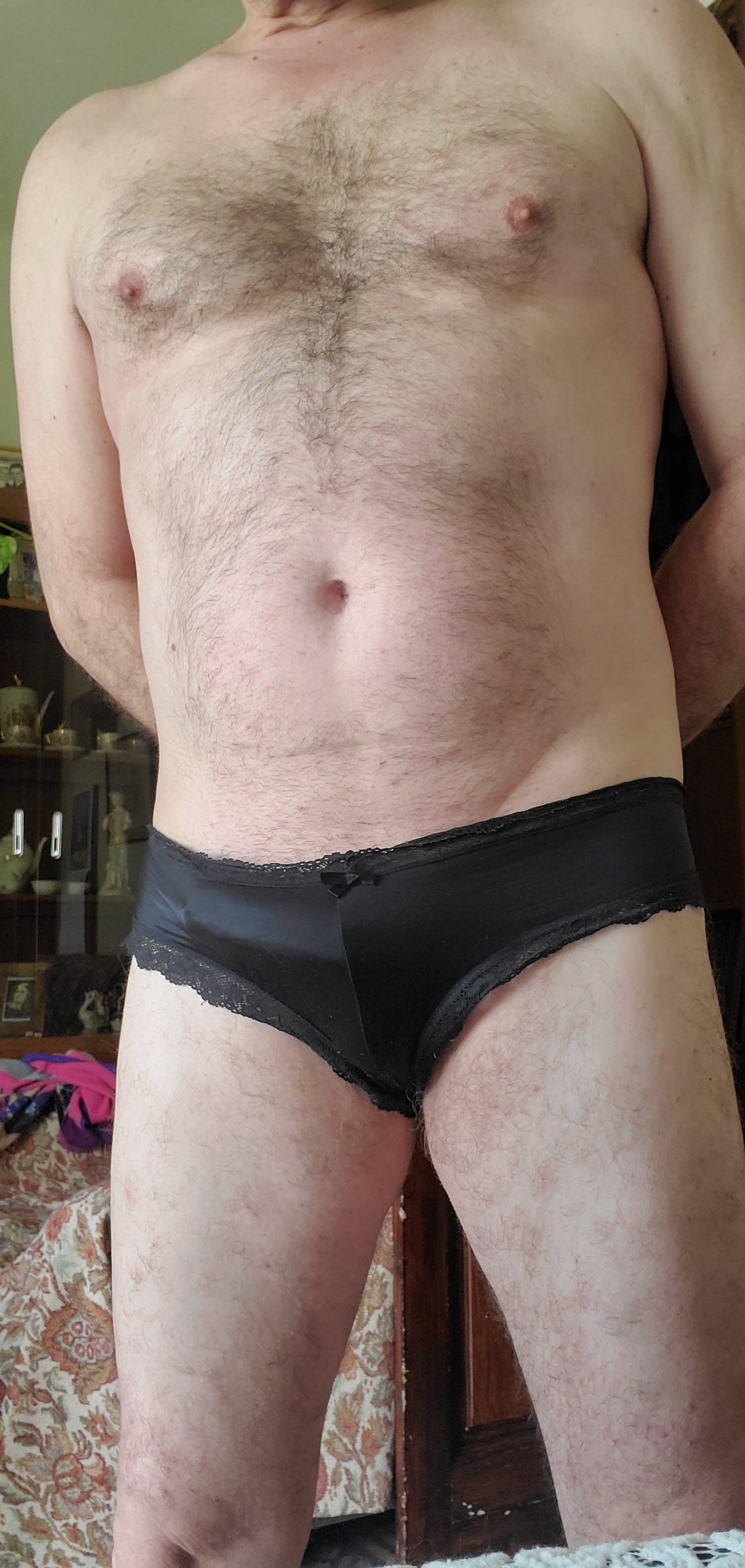 Photo by Herrero123 with the username @Herrero123, who is a verified user,  April 25, 2024 at 8:50 AM. The post is about the topic Panties  for all genders and the text says '#meninpanties'