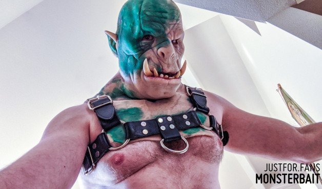 Photo by Monsterbait with the username @Monsterbait, who is a star user,  November 16, 2021 at 8:08 PM. The post is about the topic GayExTumblr and the text says 'Horny Orcs!
Photo sets and more coming this week on our subscriber pages. 
Click Below.

#orc #ogre #monster #gay #leather #fetish #mask #halloween #zugzug #demon #chest #hairy #pinup #subscribe #jff #onlyfans'