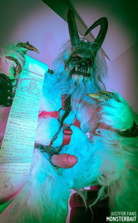 Photo by Monsterbait with the username @Monsterbait, who is a star user,  December 3, 2024 at 2:27 PM. The post is about the topic GayExTumblr and the text says 'Sometimes Krampus gets excited when reading the naughty list. Why are YOU on Krampus' list?
Leave a comment if you want him to write you in'