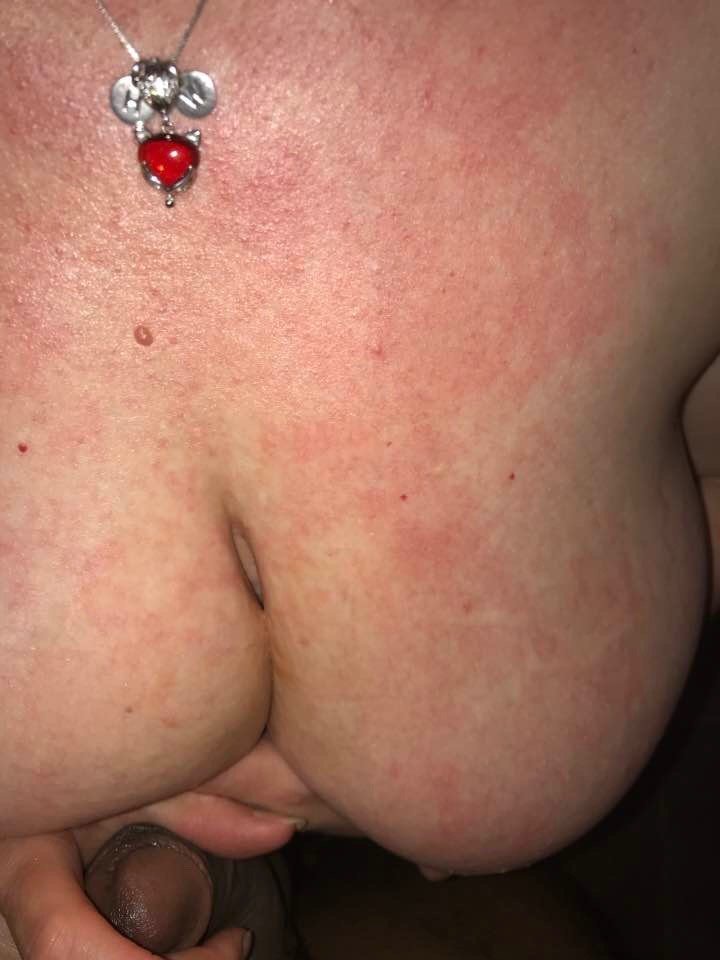 Photo by Foxywifey1975 with the username @Foxywifey1975, who is a verified user,  May 18, 2024 at 2:25 PM and the text says 'Well today is the anniversary of my first hotwife experience, which also happened to be my first BBC. Loved it and yes I swallowed. He decided to pit his second load on my tits. I always wished he had creampied me though'