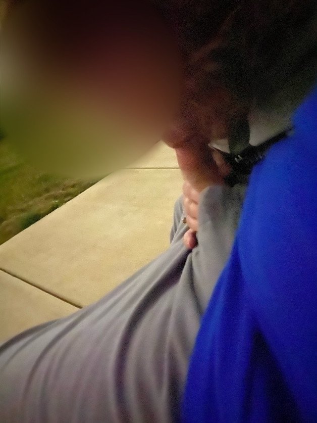 Photo by Foxywifey1975 with the username @Foxywifey1975, who is a verified user,  June 26, 2024 at 2:56 AM and the text says 'That time I gave hubby a little blowjob while out on a walk'