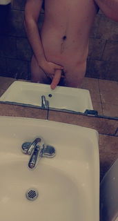 Photo by Shadowfizz with the username @Shadowfizz, who is a verified user,  March 24, 2024 at 12:04 PM. The post is about the topic Amateur and the text says '#dick pic #mirrorpic #penis #cock #young'