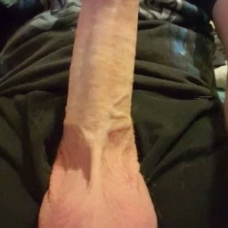 Photo by PrettyTatted with the username @PrettyTatted, who is a verified user,  April 12, 2024 at 12:32 AM. The post is about the topic Big Cock Lovers and the text says 'My Fave pic of my Hubs Big Cock 😍💦 @DirtyP3rv'