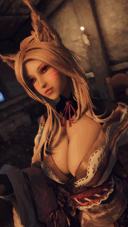 Photo by Skyrim4Ever91 with the username @Skyrim4Ever91, who is a verified user,  June 27, 2024 at 8:57 PM. The post is about the topic Hentai and the text says 'Luna 
WIP character 
Videos and more at
patreon.com/Skyrim4everNSFWvideos'