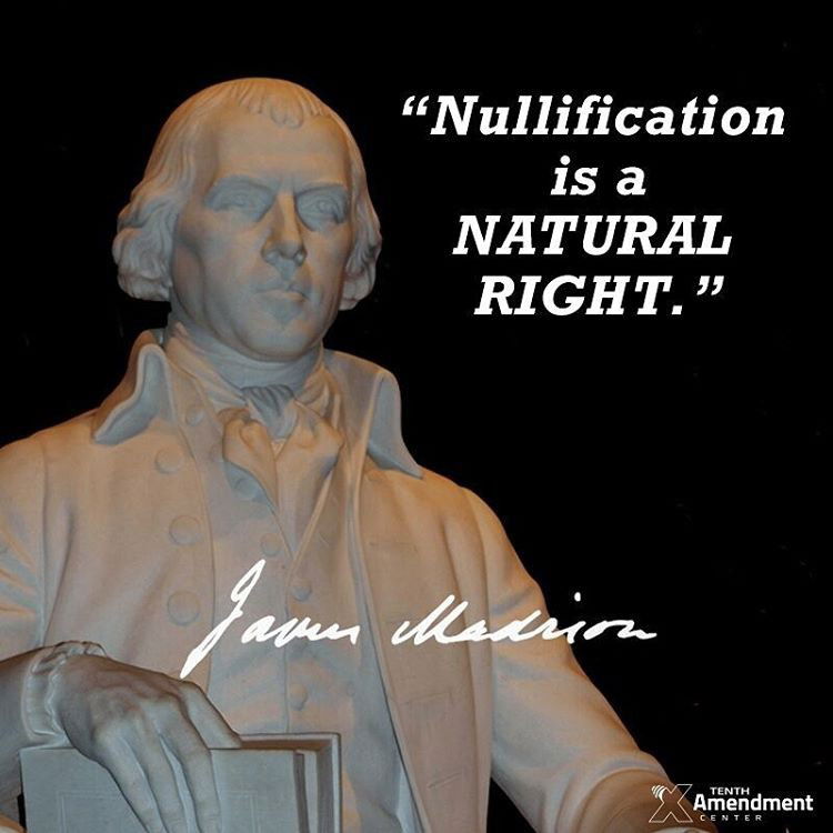 Photo by Ron with the username @rft161355,  October 11, 2016 at 2:05 AM and the text says 'tenthamendmentcenter:

A “natural right” supersedes anything on paper - and exists whether constitutions mention them or not.

#jamesmadison #nullification #liberty #nullify #founders #constitution #freedom #10thamendment #quotes #quote #history #rights'