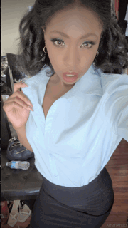 Photo by Amari #1 NAUGHTY ANGEL with the username @amariantics, who is a star user,  July 2, 2024 at 3:30 PM. The post is about the topic Secretaries and the text says 'Getting ready for something naughty.... Want a front-row seat? 😈(OnlyFans link below) 💋'