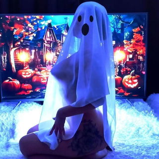 Photo by CassieD with the username @CassieD, who is a star user,  October 28, 2024 at 3:34 PM. The post is about the topic Busty Petite and the text says 'Spent your night of Halloween with me 😈'