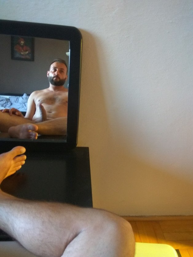 Photo by Master of Cumverse with the username @Masterofcumverse, who is a verified user,  June 20, 2024 at 11:17 AM and the text says 'daily #cock in #mirror'