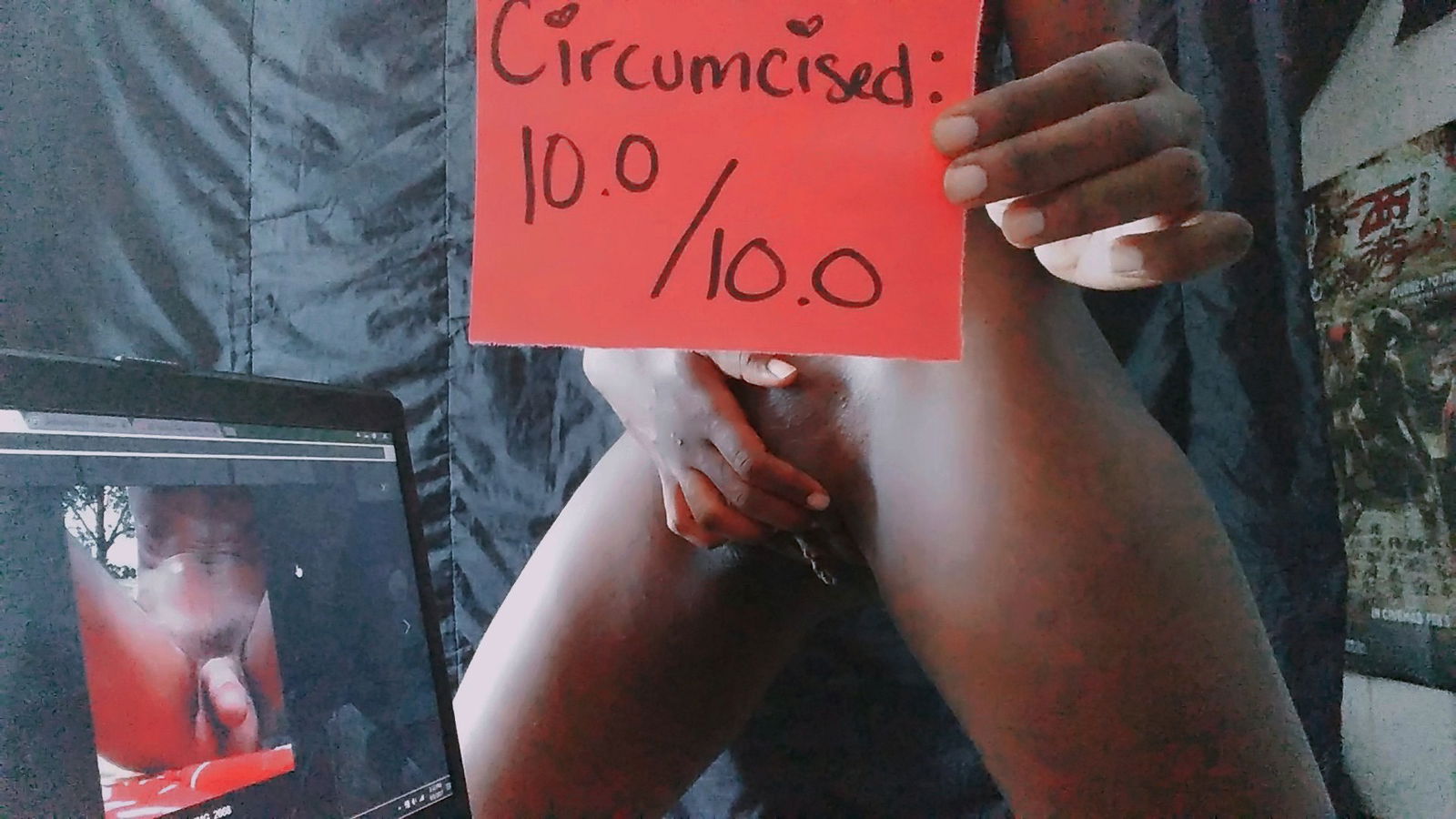 Photo by Acucullophilia with the username @Acucullophilia,  October 8, 2017 at 10:52 PM and the text says 'When I asked Nonna if she could rate my cock, she was all too happy to provide a comprehensive assessment of my manhood. You can order some fan signs of your own from this beautiful lady at extralunchmoney.com/job/make-you-2-nude-fan-signs!..'