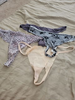 Photo by Hottmom76 with the username @Hottmom76, who is a verified user,  October 5, 2024 at 1:54 AM. The post is about the topic Creampie Panties and the text says 'my pussy smells so good! sweet and a little musky. 😘'