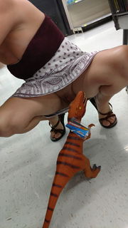 Album by Lookingfor39 with the username @Lookingfor39,  May 17, 2019 at 10:20 PM. The post is about the topic Flashers and Public Nudes and the text says 'Hmm even t-rex knows what good to eat 
Babygurl 😍 😘'