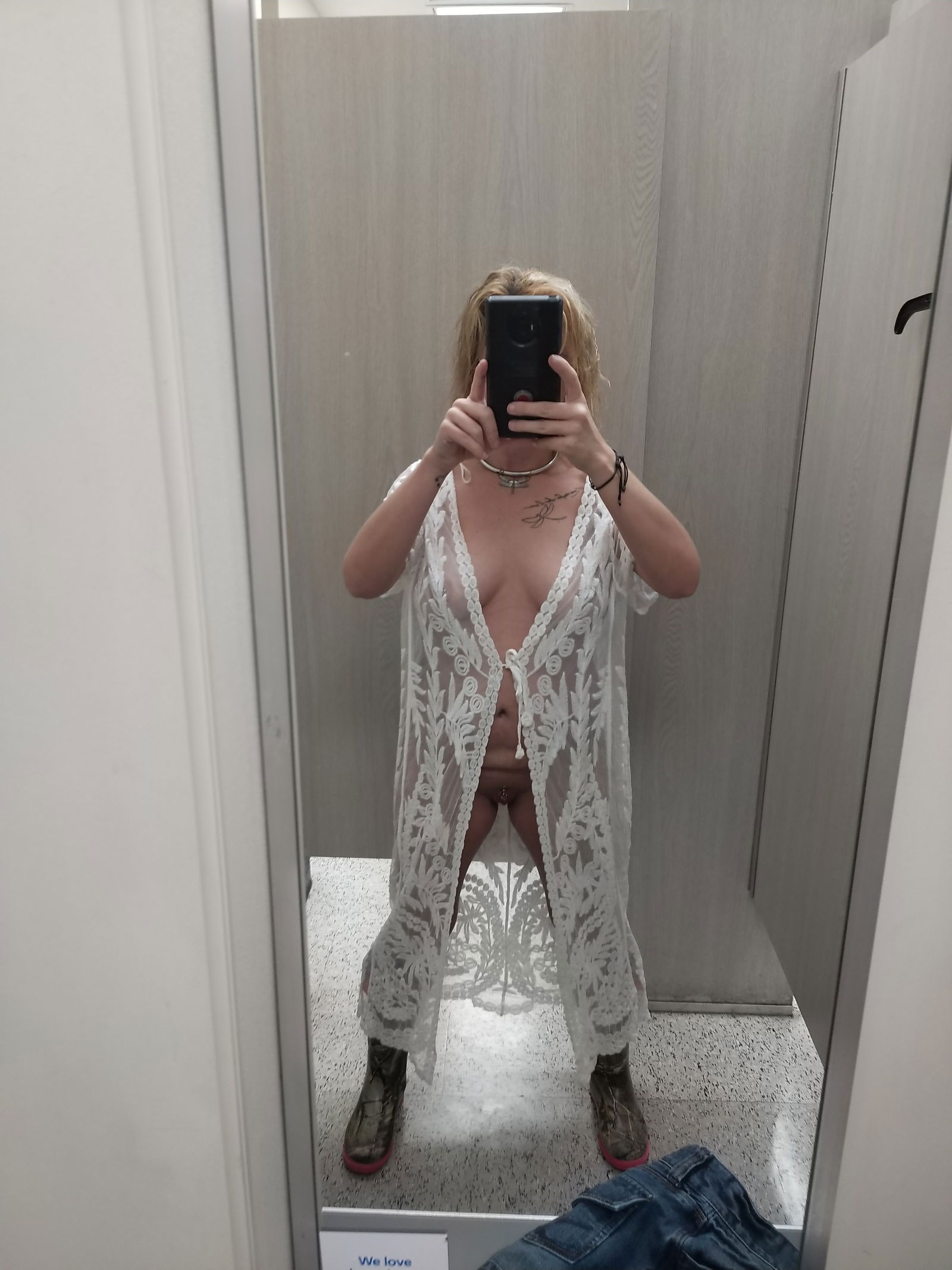 Album by Lookingfor39 with the username @Lookingfor39,  June 23, 2019 at 1:33 AM. The post is about the topic Share your sexy wife and the text says 'A lil dressing rm show.
Babygurl 😍 😘'