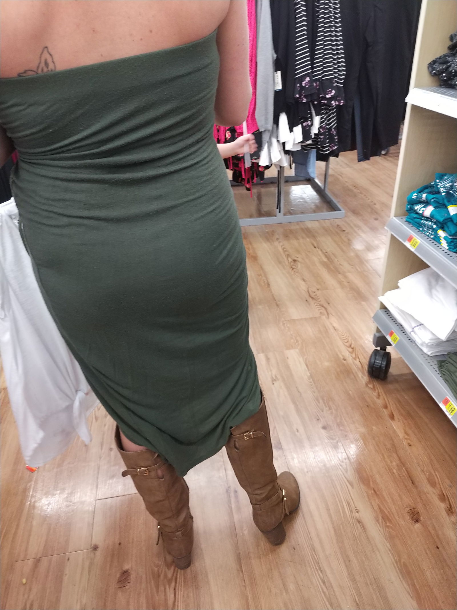 Album by Lookingfor39 with the username @Lookingfor39,  April 6, 2019 at 3:04 AM. The post is about the topic Flashers and Public Nudes and the text says 'Showing lil something in the store as well.
Babygurl 😍 😘'