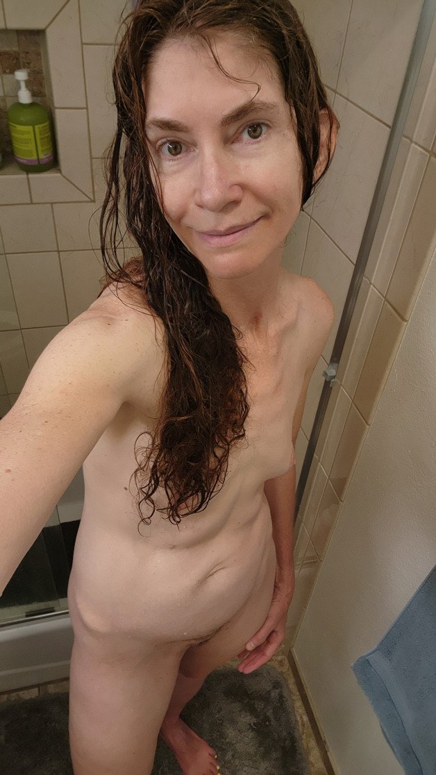 Photo by happijack with the username @happijack, who is a verified user,  July 17, 2024 at 8:58 PM. The post is about the topic Stricktly amateur content and the text says 'My wife just out of the shower'