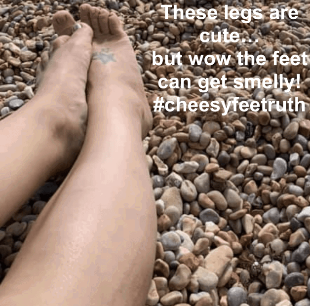 Photo by totaldirtypurv with the username @totaldirtypurv, who is a verified user,  June 19, 2024 at 2:23 PM. The post is about the topic Sexy Feet and the text says 'Hey, feet are feet... cheesy or not they can still give footjobs'