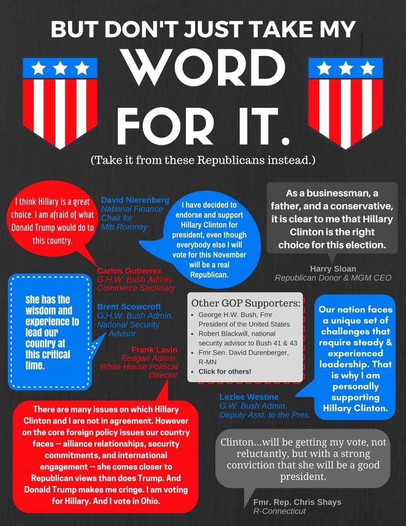 Photo by leviathan0999 with the username @leviathan0999,  September 23, 2016 at 5:23 PM and the text says 'This set of infographics by the incomparable Venessa Scrivano Kelley tells you everything you need to know about why nobody needs to &ldquo;hold their nose&rdquo; to vote for Hillary Clinton. She&rsquo;s not a bad-but better than Trump choice &ndash;..'