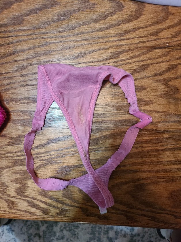 Photo by Curioushubbby with the username @Curioushubbby, who is a verified user,  July 16, 2024 at 7:13 PM. The post is about the topic Wet dirty panties/grool pussy and the text says 'You know your wife is awesome when she leaves my favorite dirty panties out for me!'